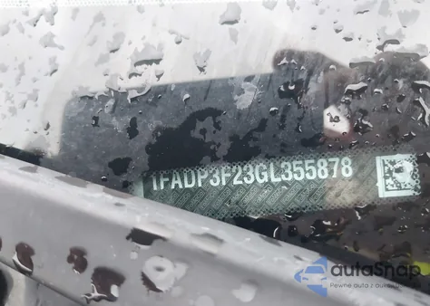 2016 Ford Focus Se from USA, damaged, VIN 1FADP3F23GL355878